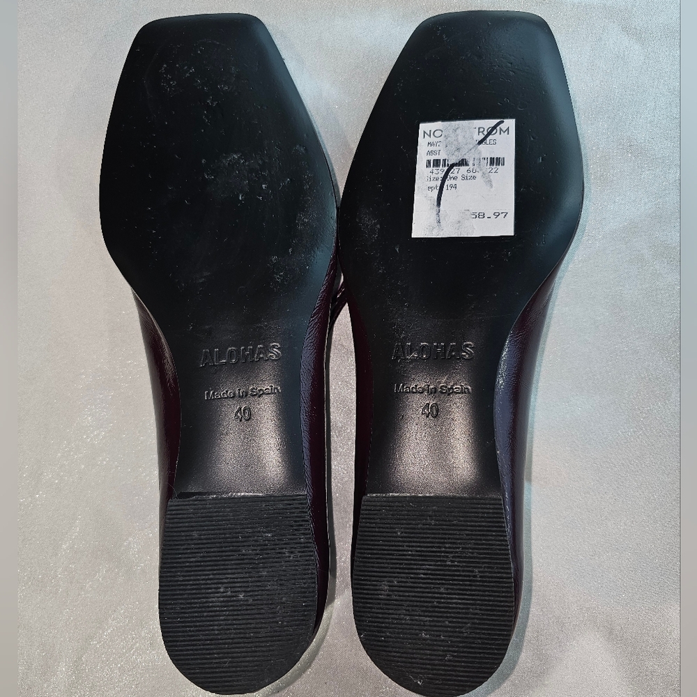ALOHAS Sway Square Toe Ballet Flats Sz  EU40/US9-9.5 - Picture 13 of 16